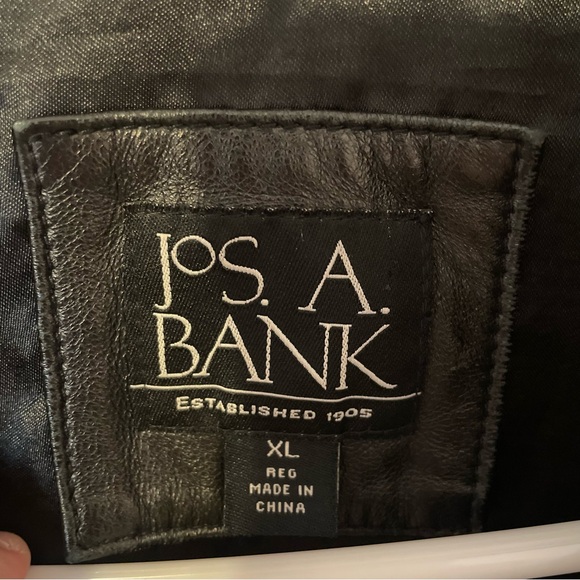 Men’s Genuine Leather Black Bomber Jacket - Picture 5 of 11